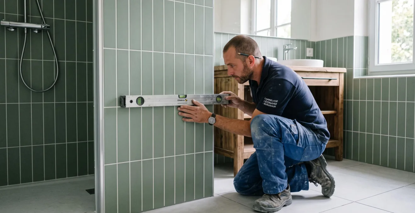 Un électricien qualifié installant un tableau électrique conforme aux normes dans un chantier de rénovation résidentiel
